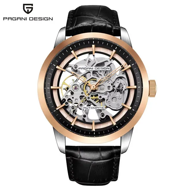 Men's Classic Hollow Mechanical Watch, Waterproof
