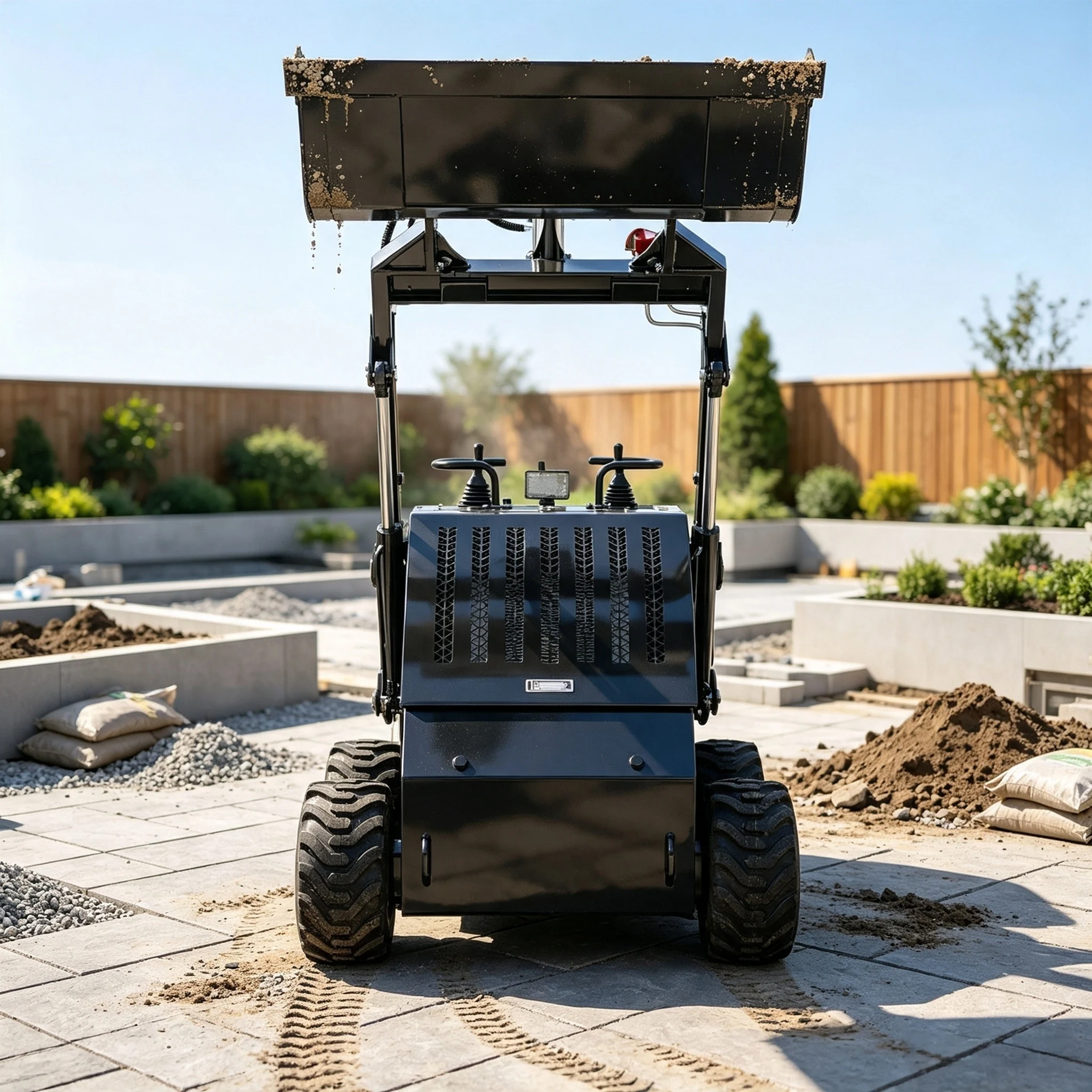 Humanized control layout High ground clearance Snow Removal Skid Steer Garden Skid Loader Stable Skid Steer Loader