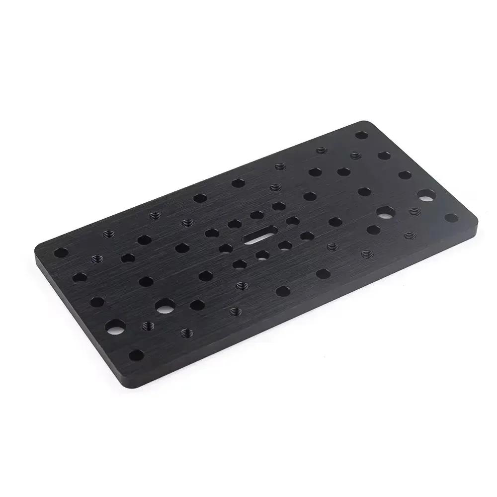 Piastra a portale con fascio a C Piastra in alluminio doppia larghezza Piastra di lavorazione CNC ad alta precisione per accessori per parti di macchine per router CNC con fascio a C
