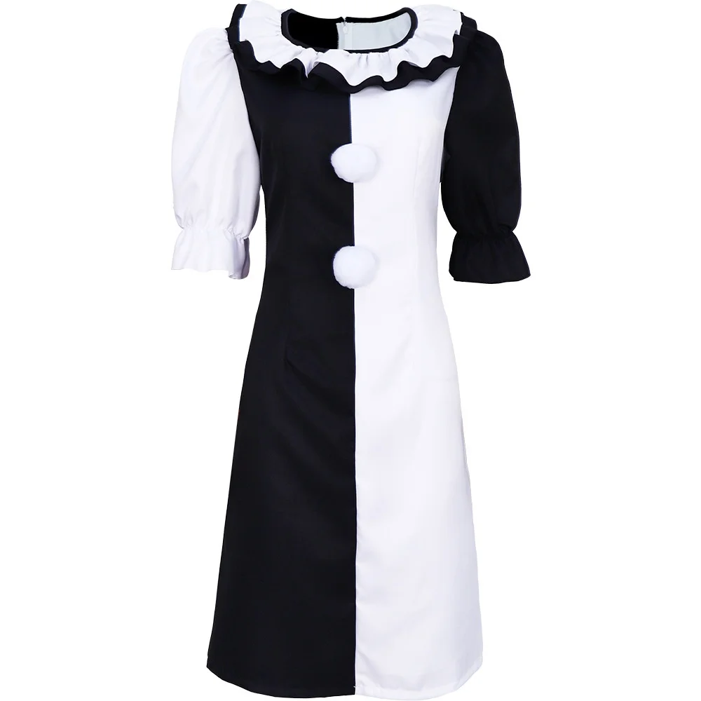 Bloodstained Tragic Clown Costume for Stage Performance loween Terror Role-plang Cross-border Funny Cosplay Outfit