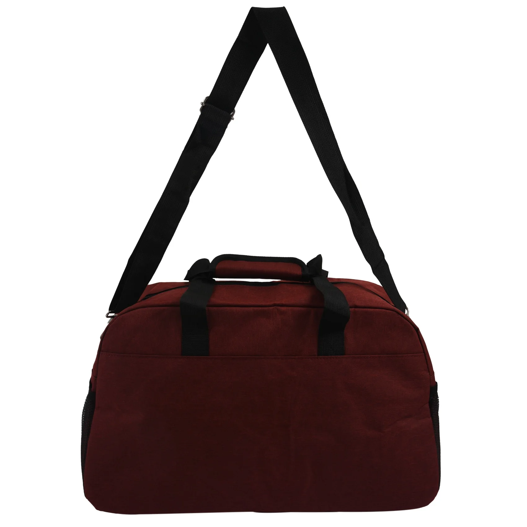 Maleta Deportiva para hombre, bandolera de hombro de gran capacidad, bolso de mano informal para el fin de semana al aire libre, Color Rojo