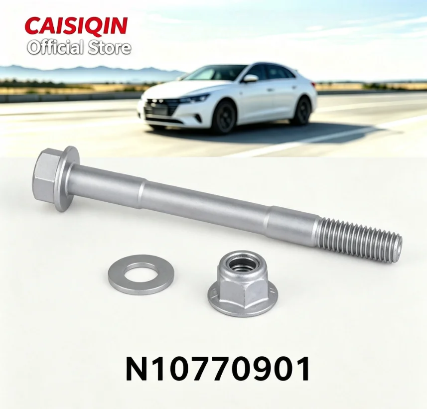 Suspension Arm Bolt Camber Adjusting Eccentric Bolt OEM N10770901 for AUDI A4L A5 A6L A7 A8L Q5 RS5 RS7 S5 S6 S7 S8