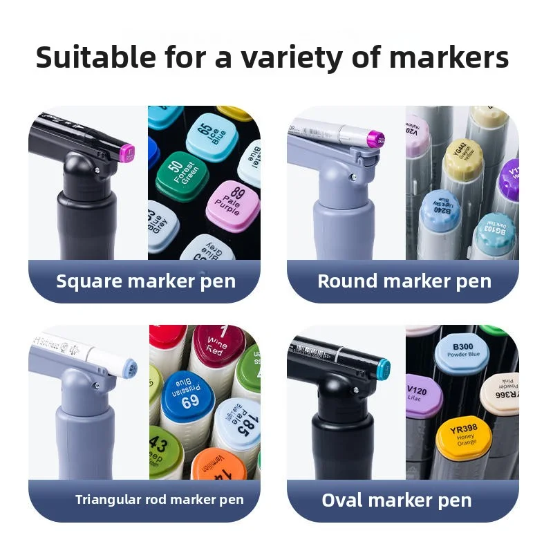 علامة البخاخة الجمعية نموذج رش الكتابة على الجدران المحمولة المحمولة شحن البخاخة البلاستيك نموذج أطقم DIY هواية التلوين أداة