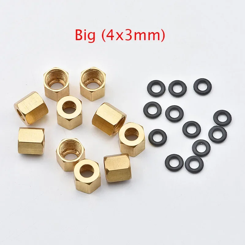 20PCS DX5 big ink damper copper connector for EPSON DX4 DX5 xp600 for Galaxy Allwin printer dumper ink tube Copper Nut