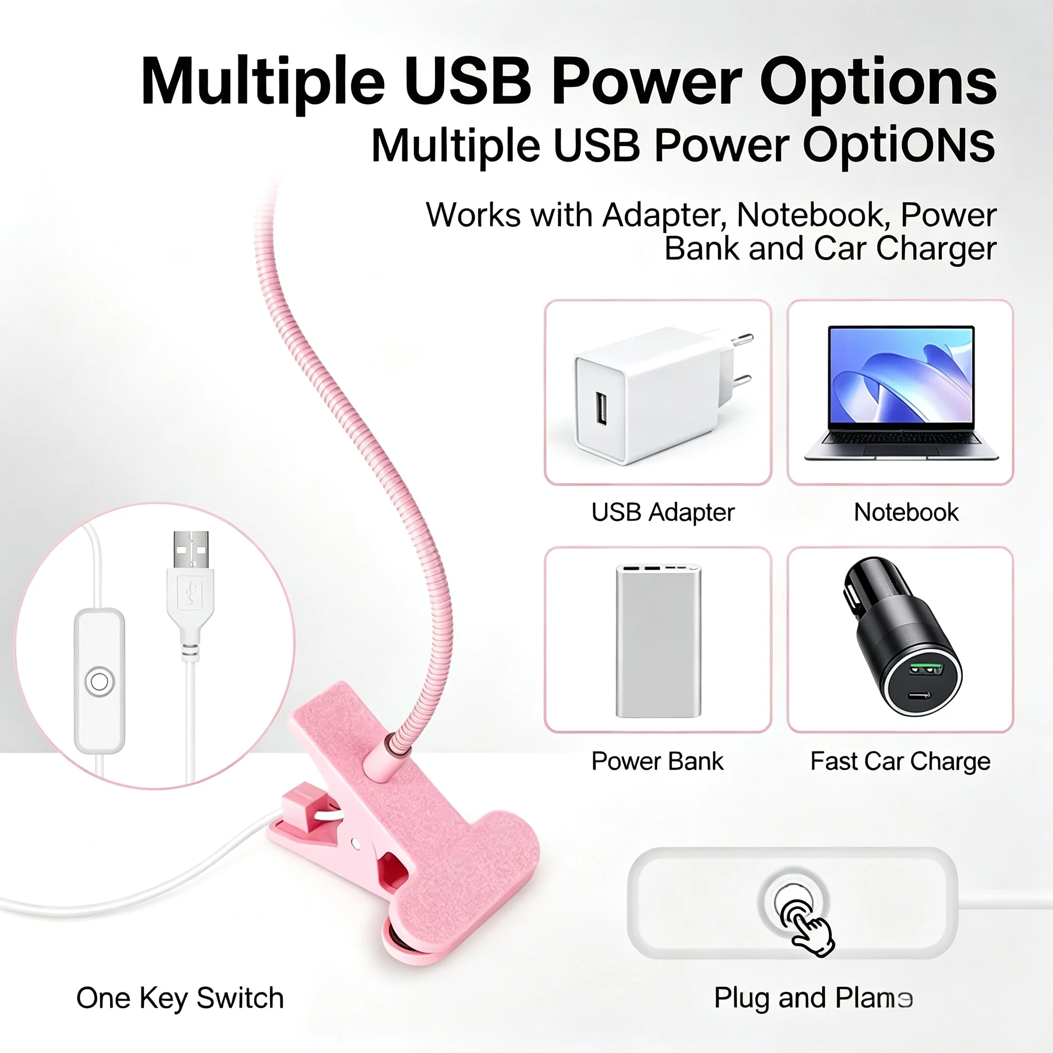 Flexible Clip-On UV LED Nail D - Uv Nail Lamp ulasan dan harga