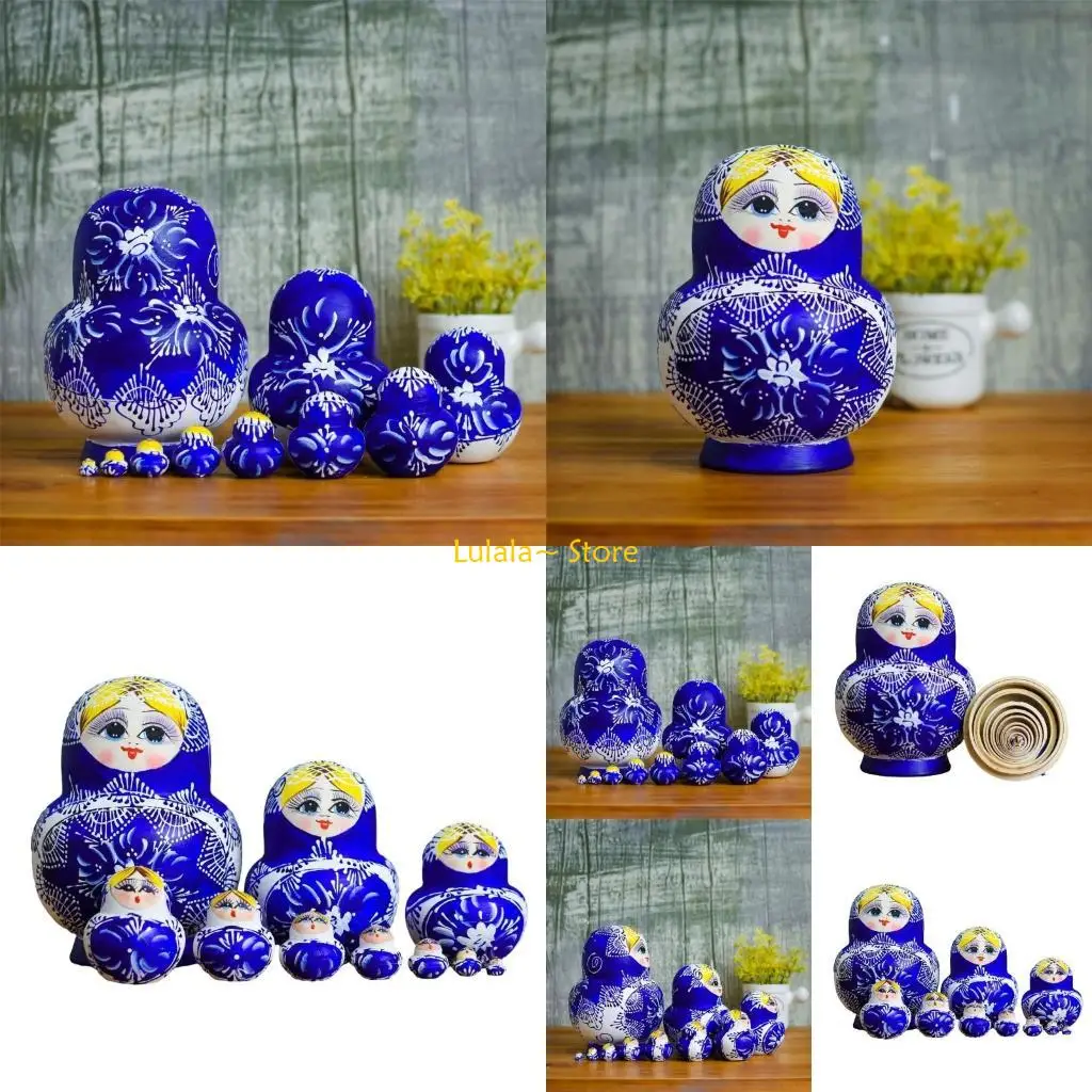 y4qa-traditional-russian-stacking-dolls-10-pcs-vibrant-floral-girl-collectible-toy
