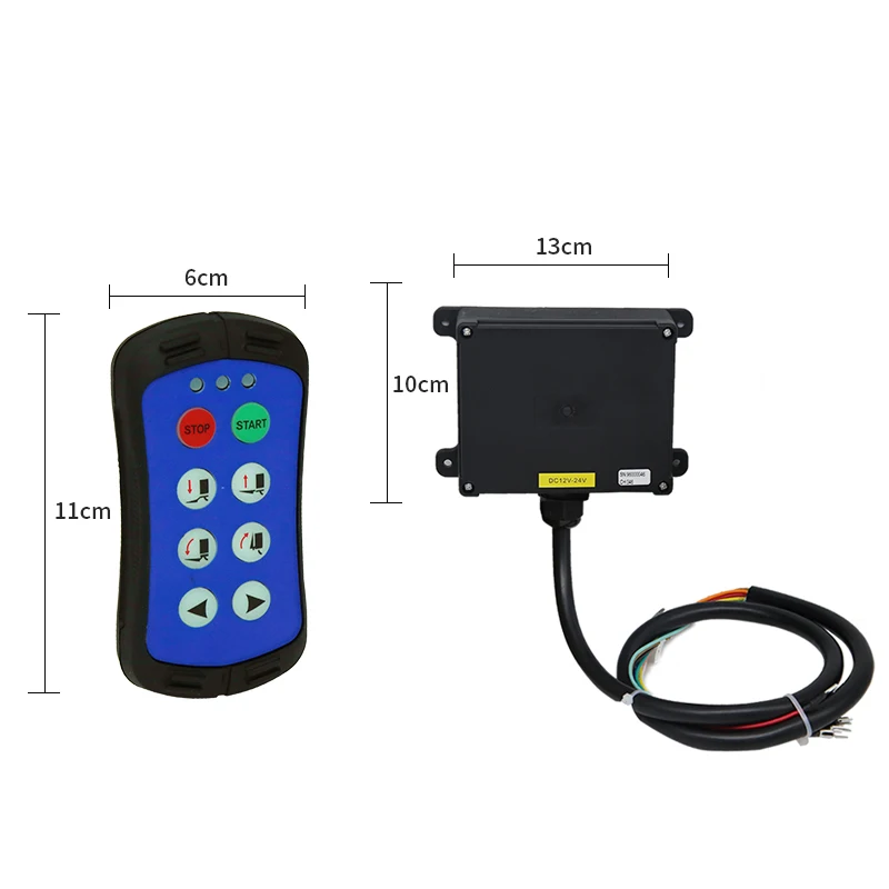 A400 4 channels mini controller Industrial wireless remote control switch for truck tail lift