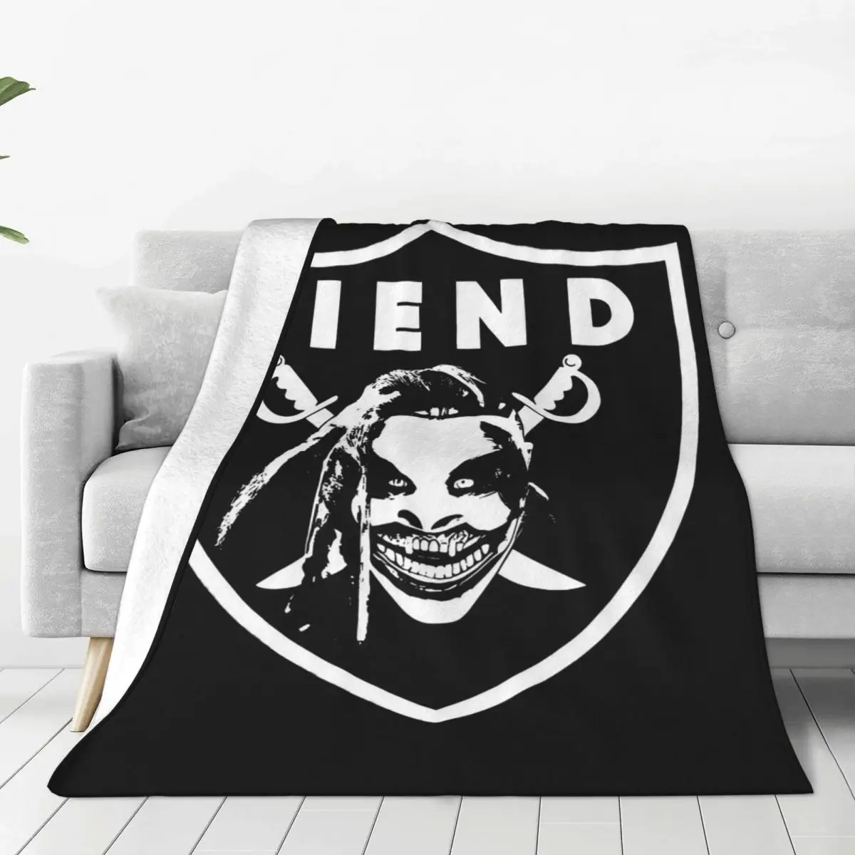 Bray Wyatt The Fiend Blankets Flannel Printed Wrestling Relax Soft Throw Blanket for Bed Outdoor Bedspread