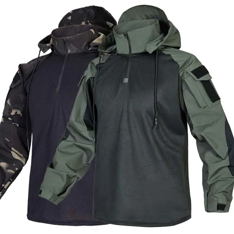 Army Army CP Camo Multicam Military Combat T-Shirt Men Tactical Shirt Hooded Quick-dry Airsoft Paintball Camping Hunting Clothing - Aliexpress Deal