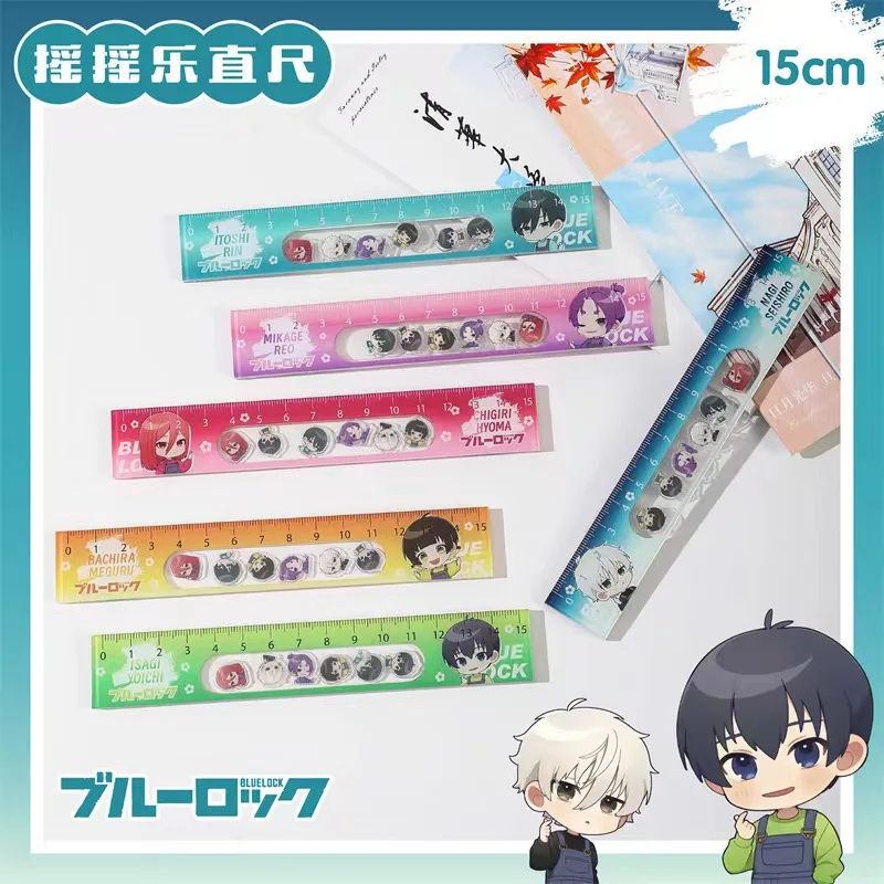 15cm Kawaii Anime acrylic Ruler DIY Drawing Rulers kids Stationery gift