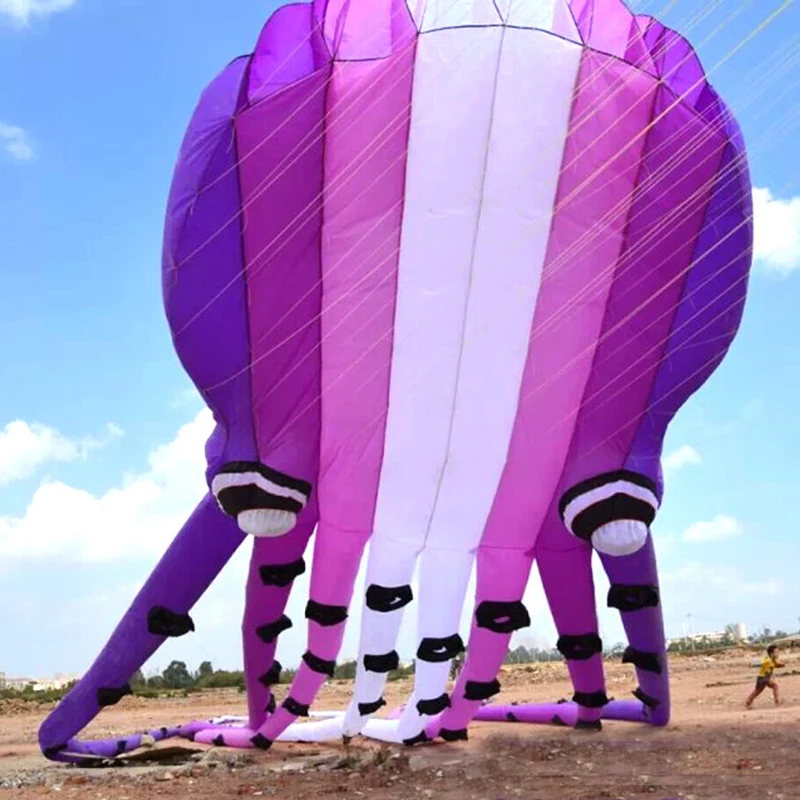 Large octopus kite for adults soft kite professional kites factroy inflatable toy Outdoor play kite surfing Winder outside toys