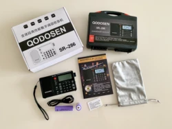 QODOSEN SR-286 TEF6686 LW AM FM Radio Receiver, Shortwave,Antenna Attenuator/Switch,AMP Switch,1000 Presets,Tone Switch