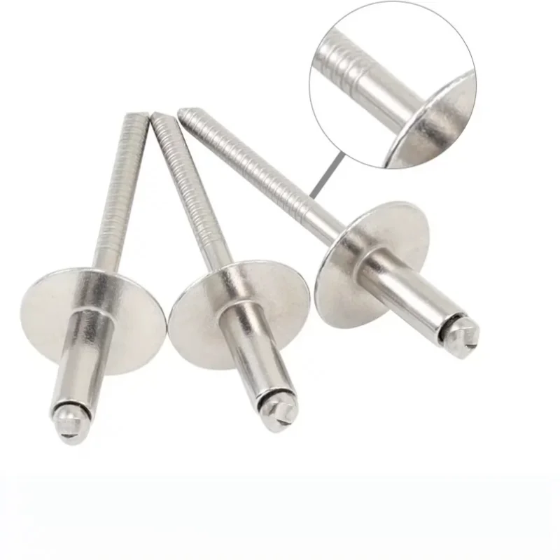 M3.2 M4 M4.8 High Strength Stainless Steel Blind Rivet Breakstem Fasteners With Excellent Bulbing Tail Formation