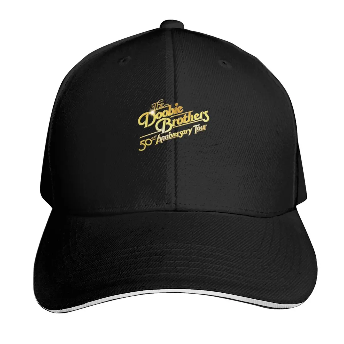 50 TH ANNIVERSARY TOUR THE DOBBIE BROTHERS Baseball Cap Streetwear Hip Hop Trendy Vintage Retro Embroidered Lightweight Packable