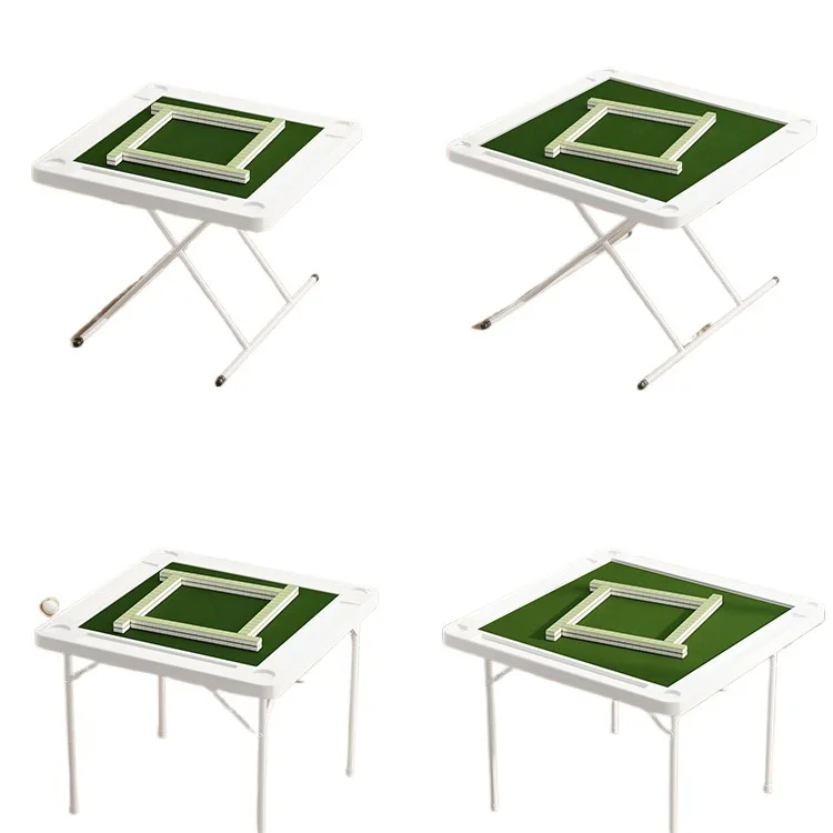 

Dormitory mahjong table foldable outdoor household hand rubbing card small manual chess sparrow table square