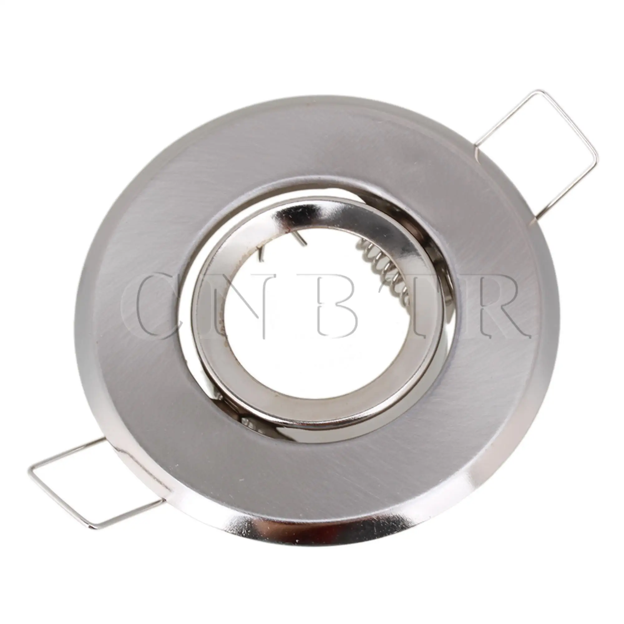 CNBTR 2 X MR11 Lampu Sorot LED Lampu Halogen Rak Perlengkapan Perak Krom