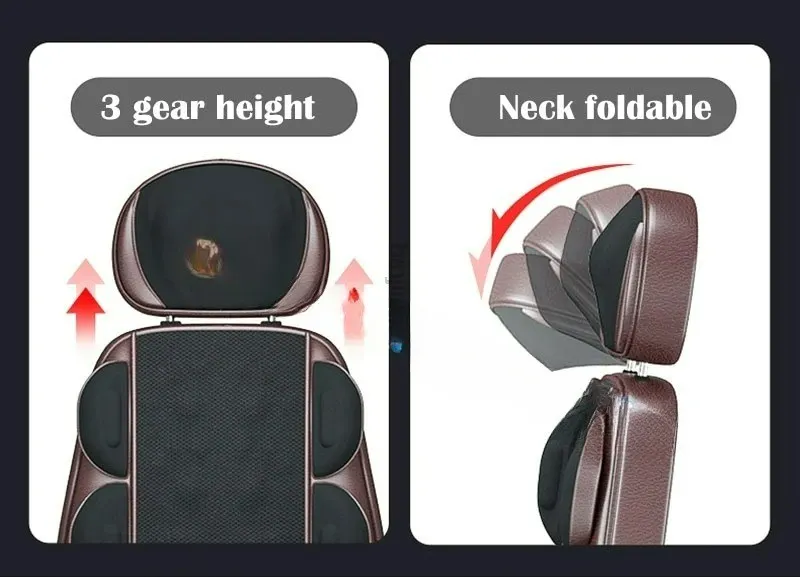 

Customizable Electric full body massage chair neck back waist massage cushion heat & vibrate massage pad as a gift for