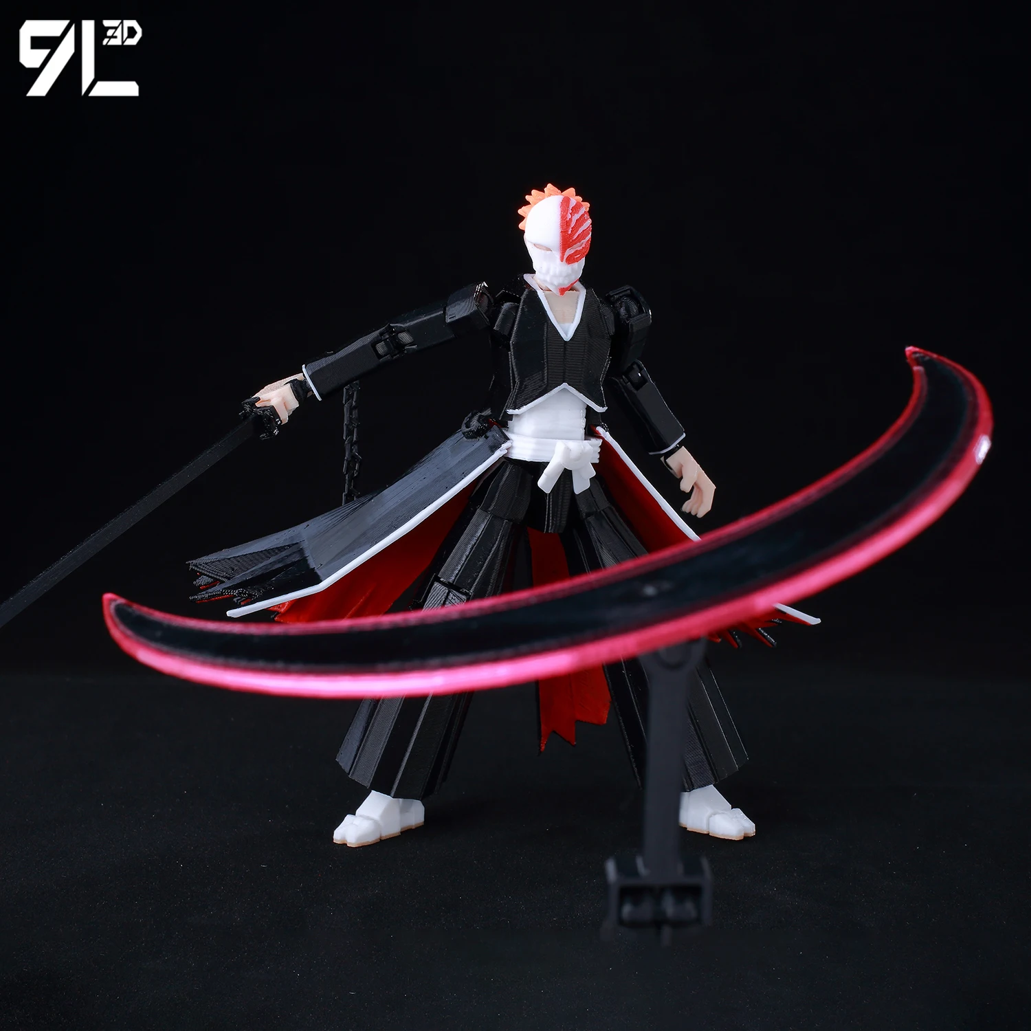 9L3D Lucky 13 Titan 13 Ichigo Kurosaki Anime Action Figure Dummy