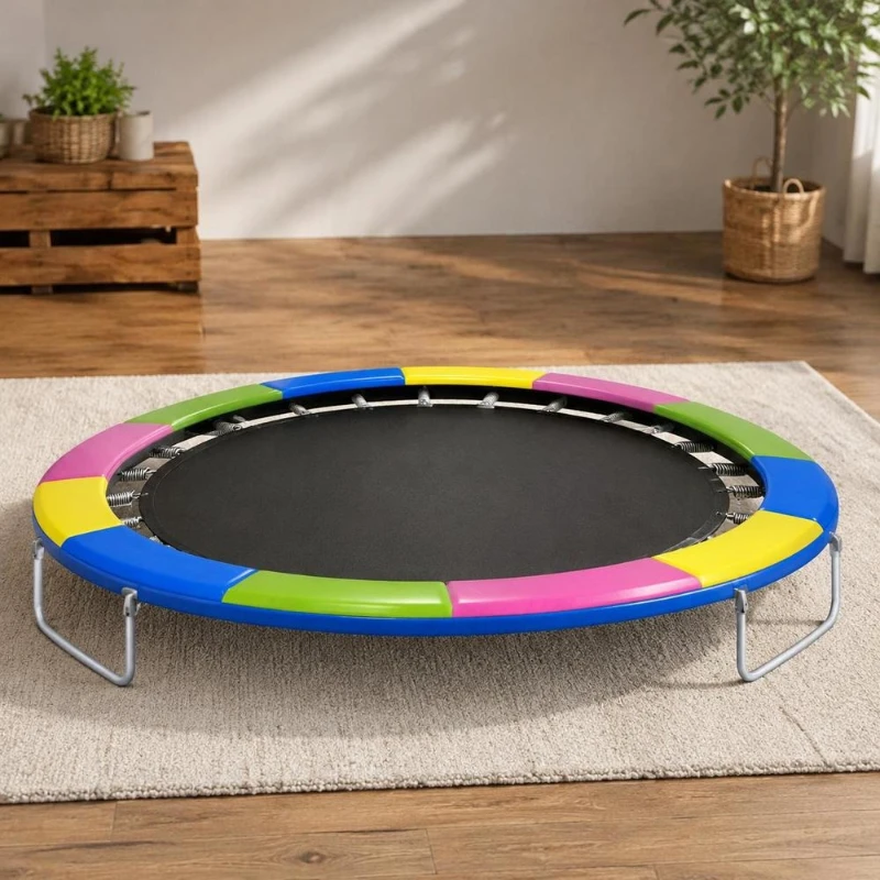 Housse de bordure de remplacement Ø366 cm pour trampoline, résistante aux déchirures, multicolore, conçue pour offrir une protection sûre sur votre trampoline dans le jardin, la terrasse et les espaces extérieurs, installation simple, adaptable aux modèles courants