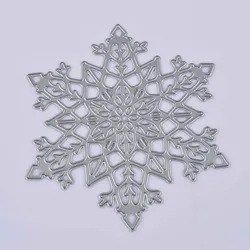 Metallo acciaio fiocco di neve taglio muore Stencil fai da te Scrapbooking Album carta carta goffratura decorazione artigianale
