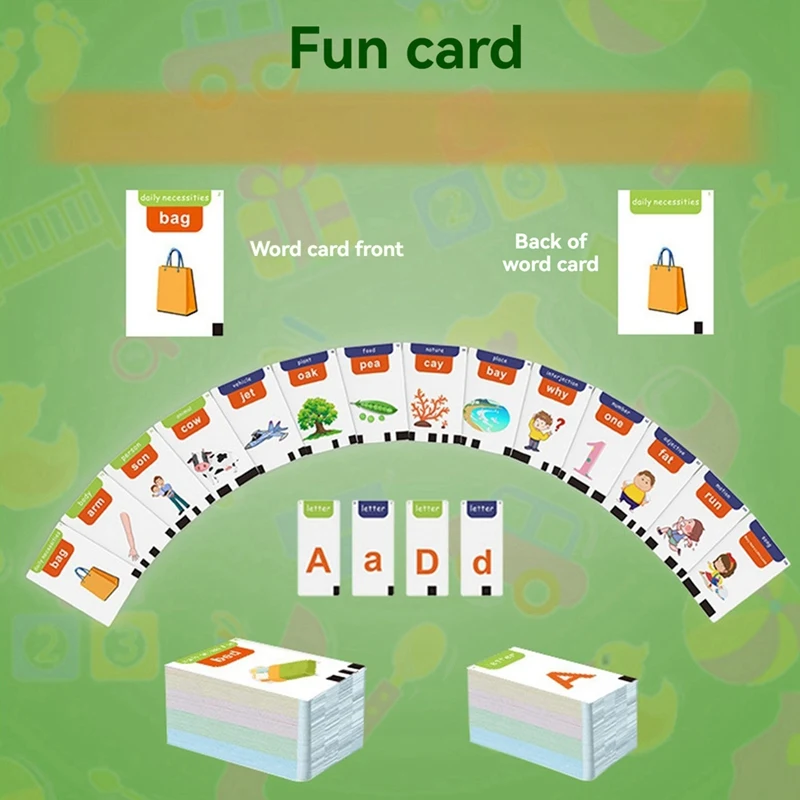 Educational Card Learning Machine Early Childhood Education Card Machine Educational Talking Flash Card Toys