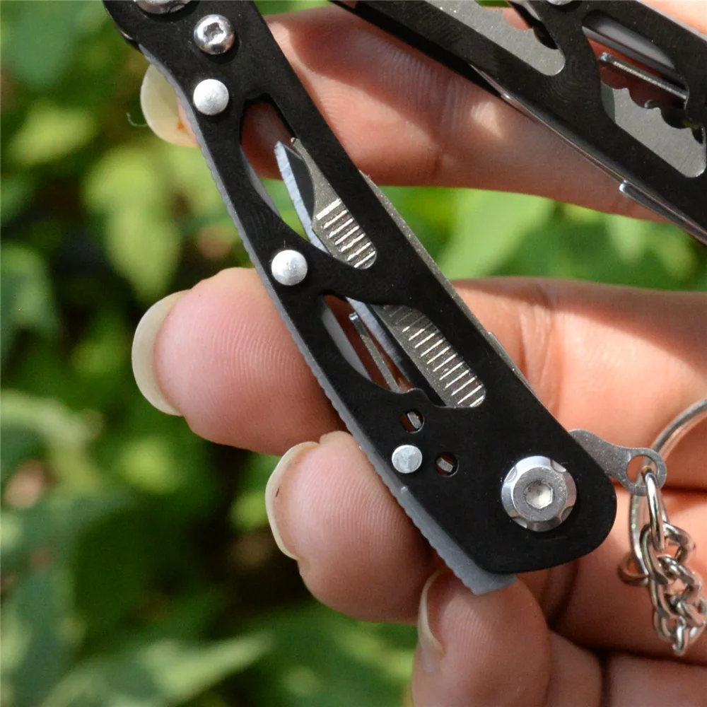 Multifunction Folding Pliers Pocket Knife Outdoor Camping Survival Hunting Foldable Multi Tool Scissors Saw Screwdriver Clip Set