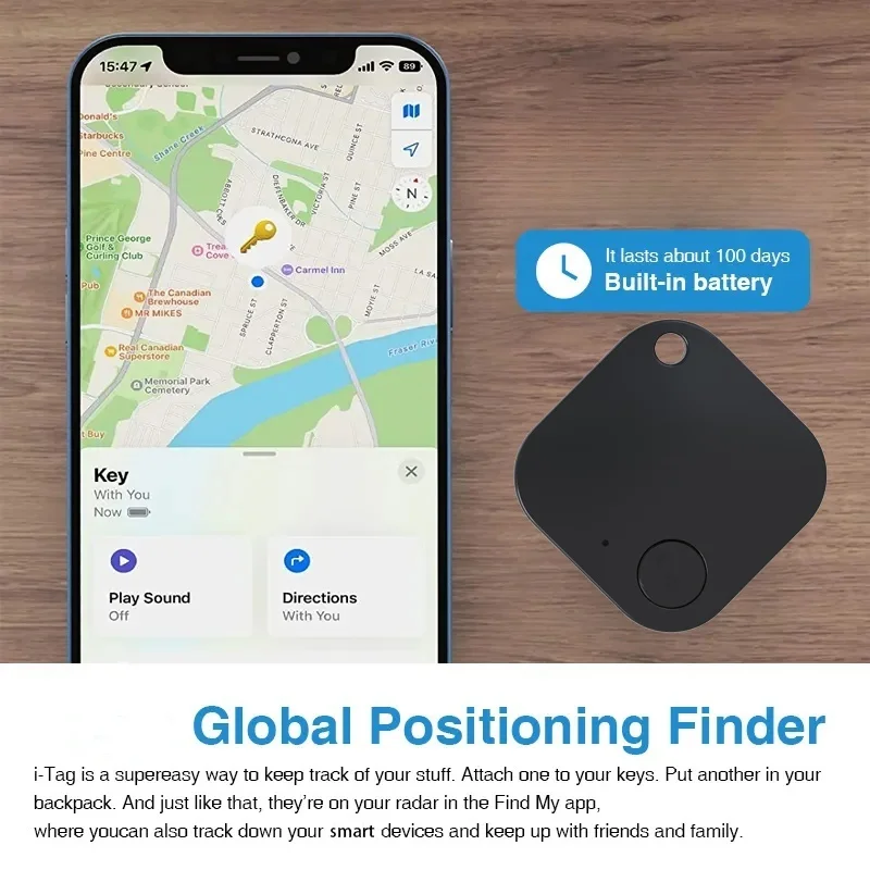 Smart GPS Tracker Blue-tooth 5.0 Anti-Lost GPS Mini Device Dog Pets Kids Bag Wallet Tracking For IOS Android Smart Finder Locato