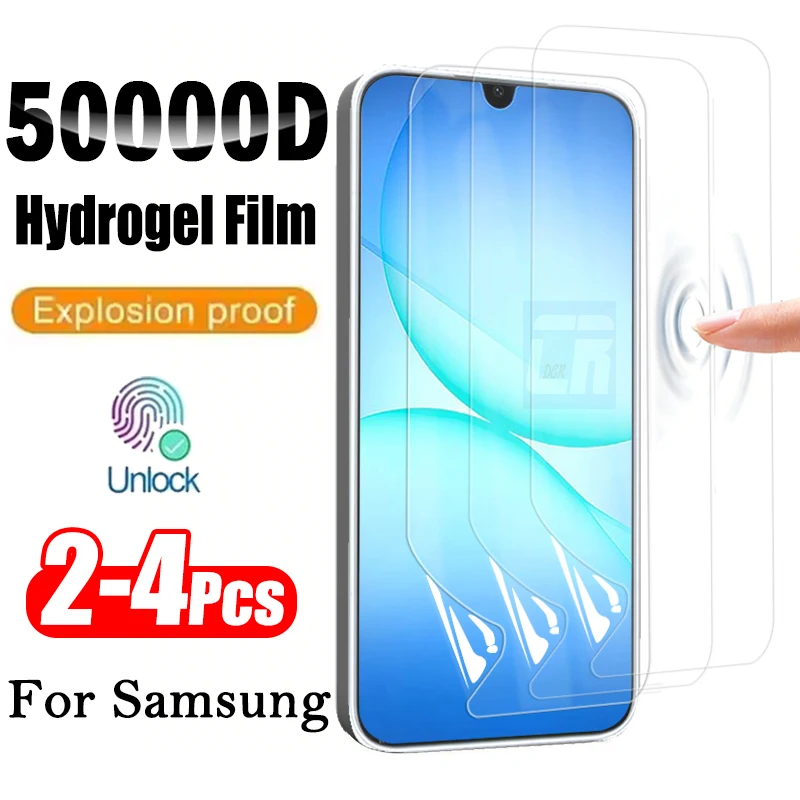 

2-4Piece Hydrogel Film For Samsung Galaxy A17 A07 A33 A23 A13 A03 A03S A42 A32 A22 A12 A02 A02S Soft Silicone Screen Protectors