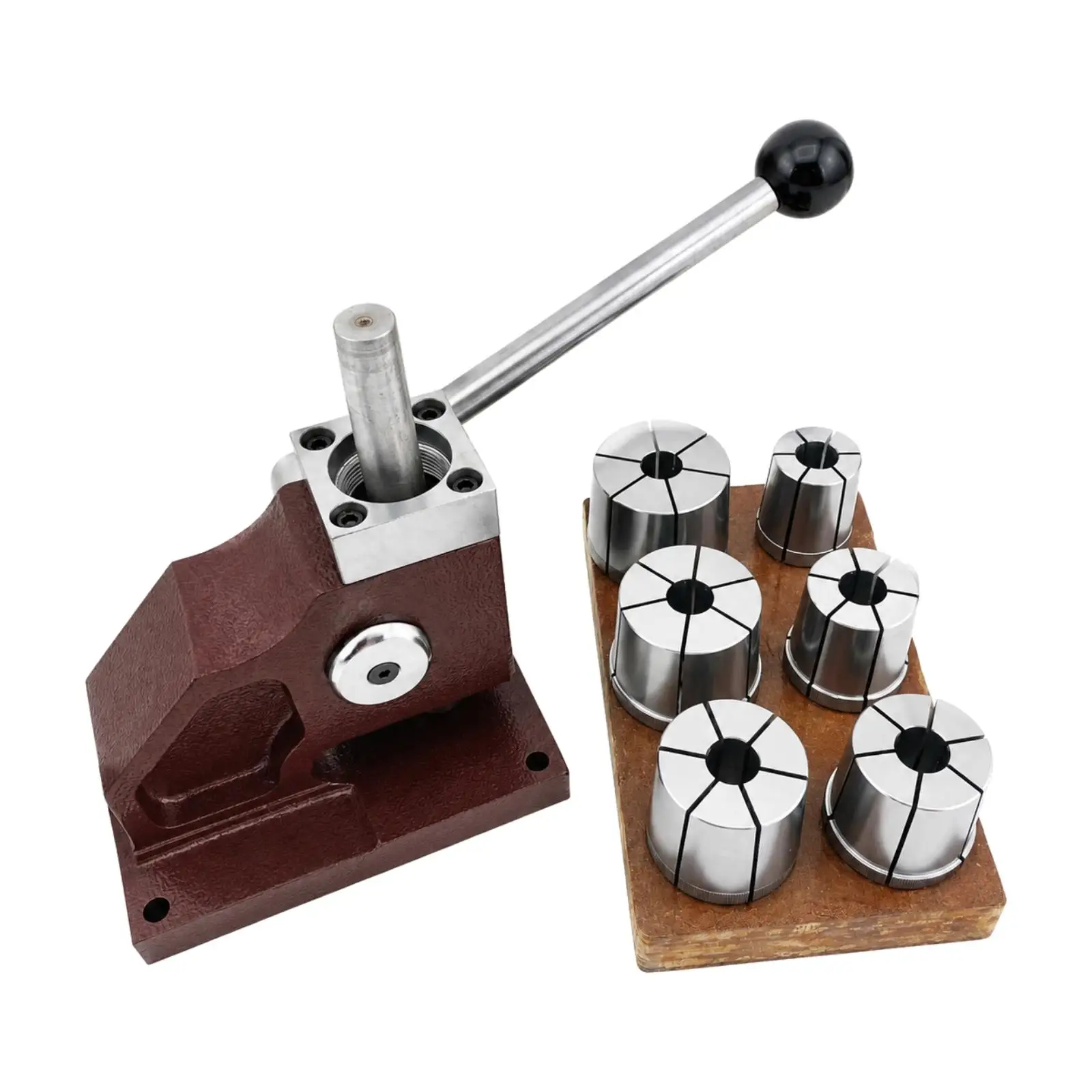 Workshop Bracelet Expanding Tool for Jewelry Making Machine with 6 Segmented Dies Metal Construction