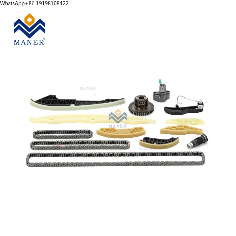 MANER Auto Parts EA888 Gen3 06K198119A Upgrade Improve Model Timing Chain Kit 13pcs for Audi A4 A5 Q5 TT VW Golf