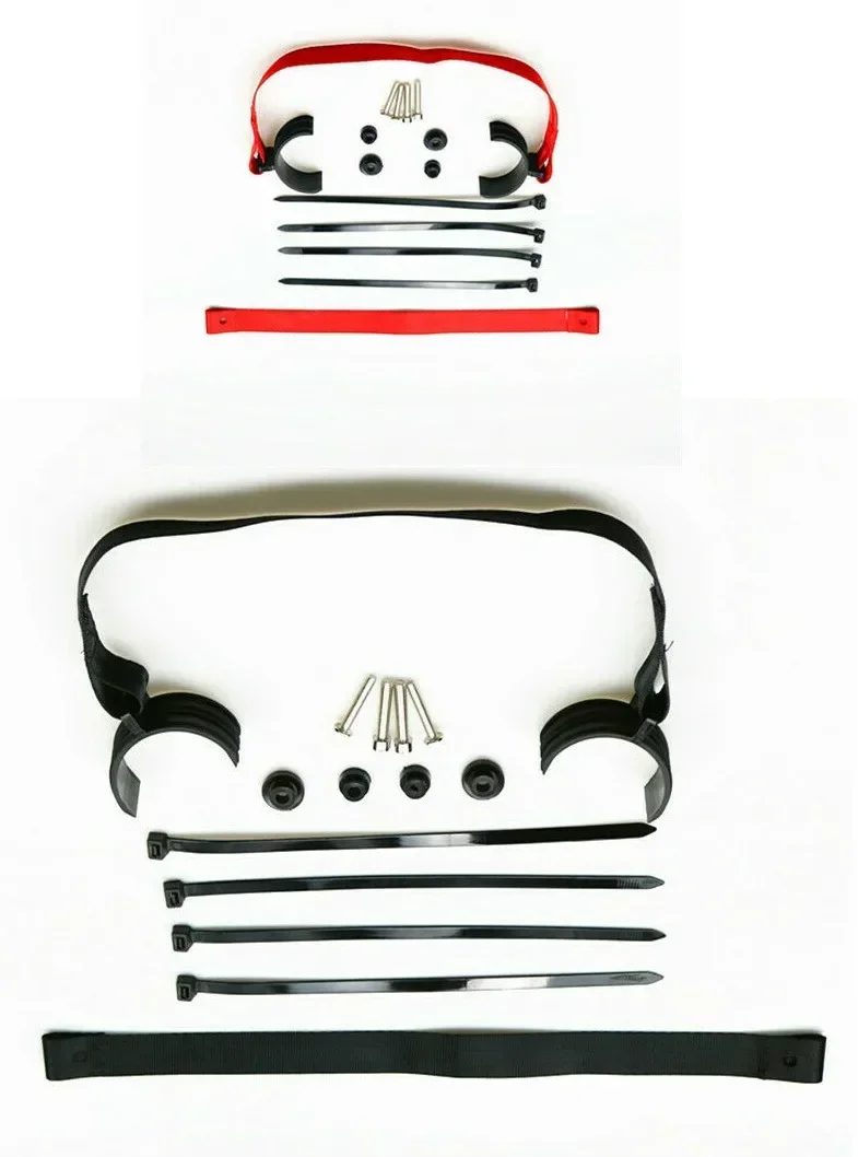 Universal Red Adjustable Motorcycle Fork Rescue Sling Strap String Pull Belt Pit