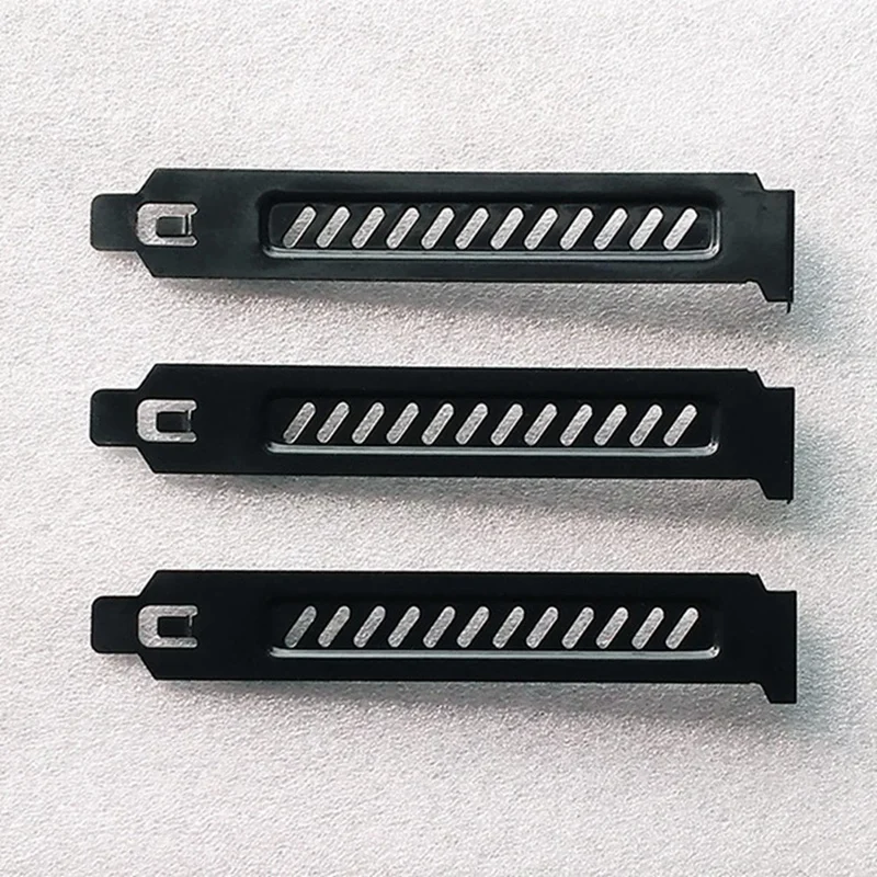 5Pcs PCI Slot Cover Cover Dust Filter Blanking Board Cooling Fan Dust Filter Ventilation PC Computer Case with Screws