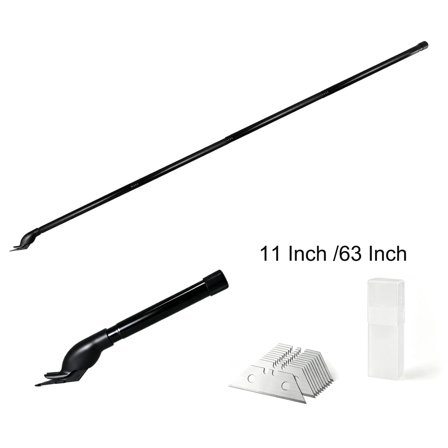 FOSHIO 11/63Inch Long Handle Wrapping Paper Cutting Tool With Secure Blade Window Tint Decal Wallpaper Styling Vinyl Film Cutter
