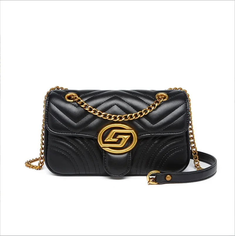 Luxury Marmont bag Gold Chain Sheepskin velvet purse designer Handbags Original Genuine Leather women Shoulder Bee Bags