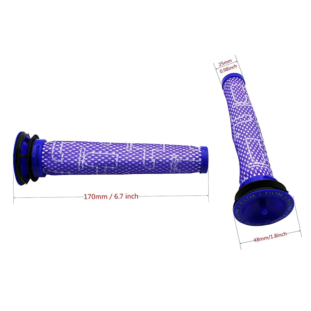 BUEN filtro HEPA de repuesto Compatible con Dyson V6 V7 V8 accesorios para aspiradoras reemplazar la pieza 965661-01