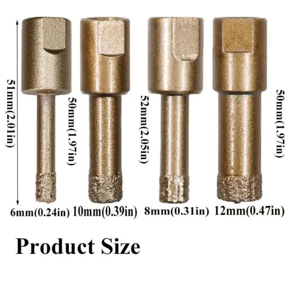 Desain Benang Bit Inti Brazing Vakum Rilis Cepat Bit Inti Pengeboran Kering Mengunci Sendiri Mur Flange Pelat Penekan