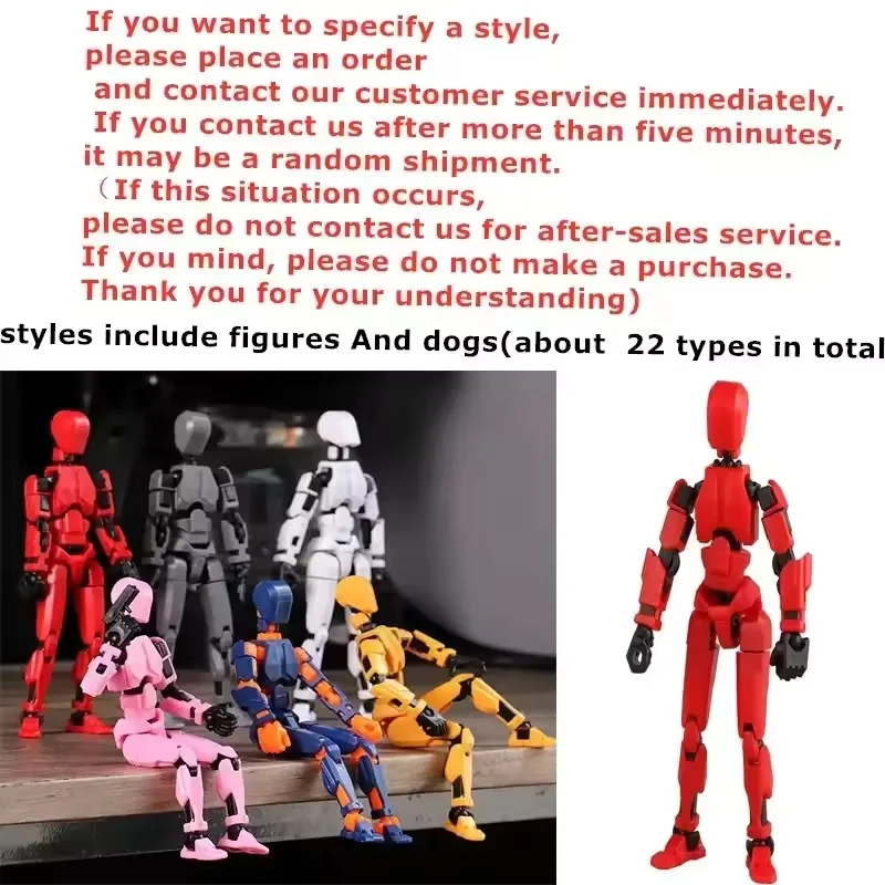 3D-gedruckte Schaufensterpuppe, Actionfiguren, Spielzeug, Dummy, 13 Shapeshift-Roboter, mehrfach gegliedert, beweglich, für Kinder und Erwachsene, Eltern-Kind-Spiele, Geschenke – Detail 8