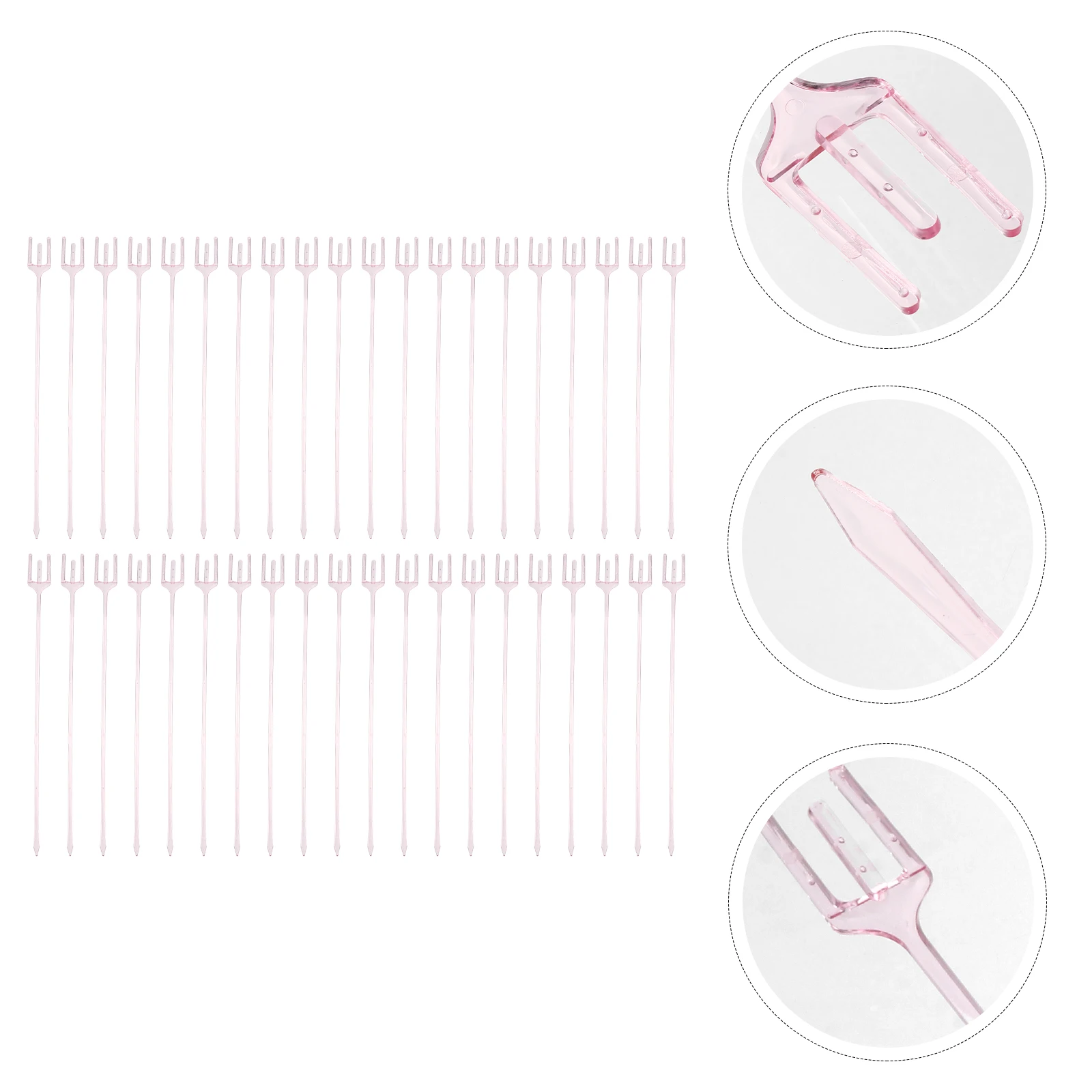 

100pcs Thickened 31cm Floral Holder Plastic Bouquet Picks for Wedding Flower Arrangement Tools Cards Holder