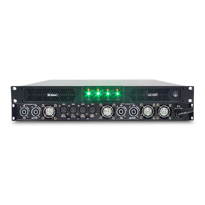 Stage Master 1400w 4 Channel Digital Power Amplifier Professional Use for Line Array Speaker