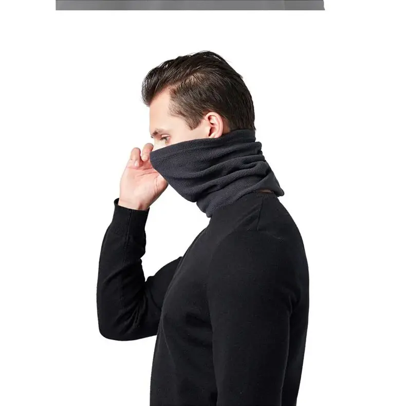 Winter Warm Neck Sleeve Rocker Fleece Scarf Windproof Sports Head Cover Ski Neck Protector Fleece Cap Riding Mask