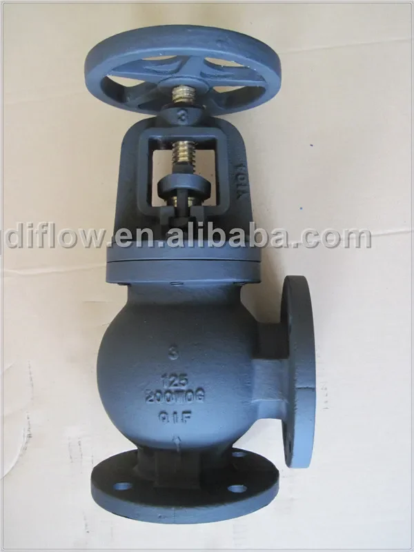 4 Inch Stainless Steel Plug Type Cast Iron Globe Valve Class 1500 PN25 Flange Globe Valve