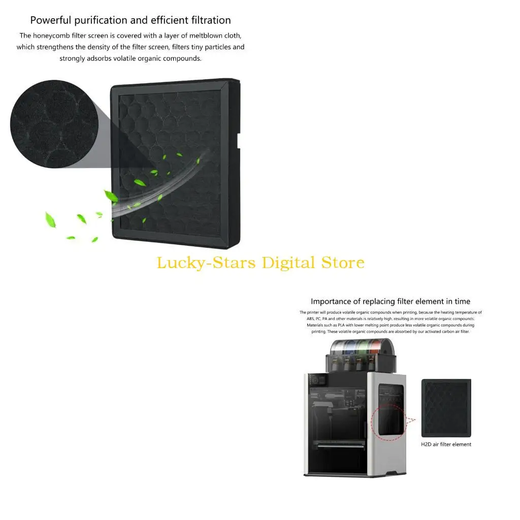 

T3EE Low Noise Air Cleaning Module for H2D Home Printing Workspaces
