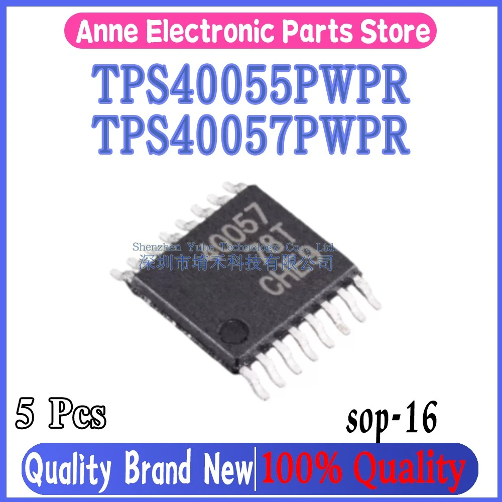 (5piece)100% New TPS40055PWPR TPS40057PWPR TPS40055PWP TPS40057PWP TPS40055 TPS40057 40055 40057 sop-16 Chipset