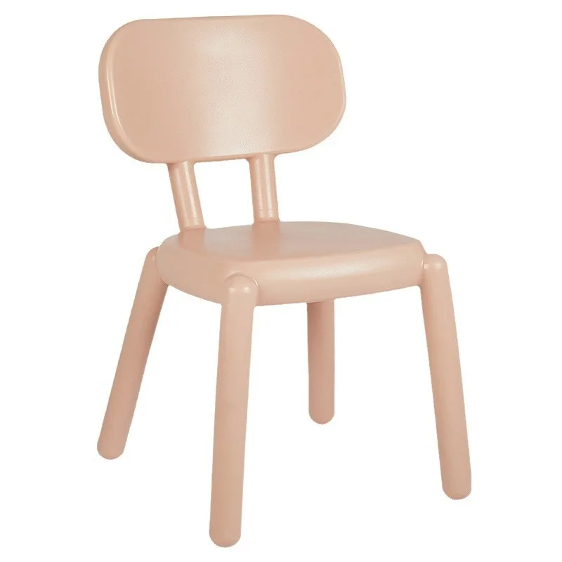 Plastic dining chair household small apartment, stackable and thicker