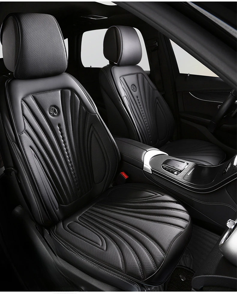 High Quality Universal Car Seat Cover All Season Breathable Perforated Leather SUV Car Seats Protection Luxury Seat Cushions