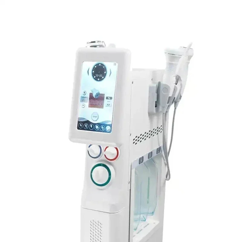 Professionele 6-in-1 waterzuurstof huidverzorging Diepe reiniging Dermabrasie gezichtsmachine Water Aqua Peeling