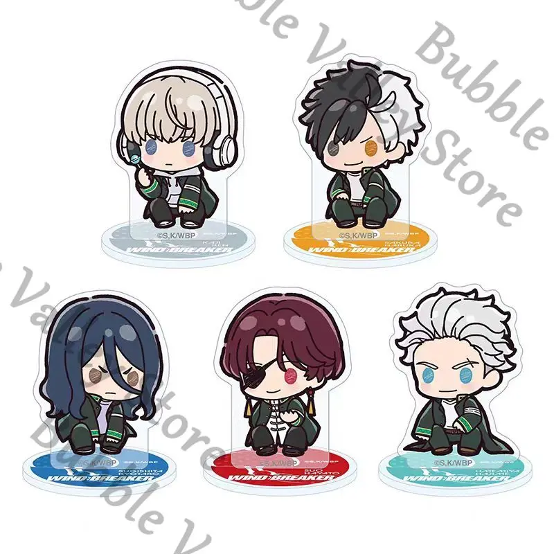 

Official Anime WIND BREAKER Suo Hayato Umemiya Hajime Sakura Cosplay Acrylic Sitting Position Figure Stand Cartoon Standing Sign