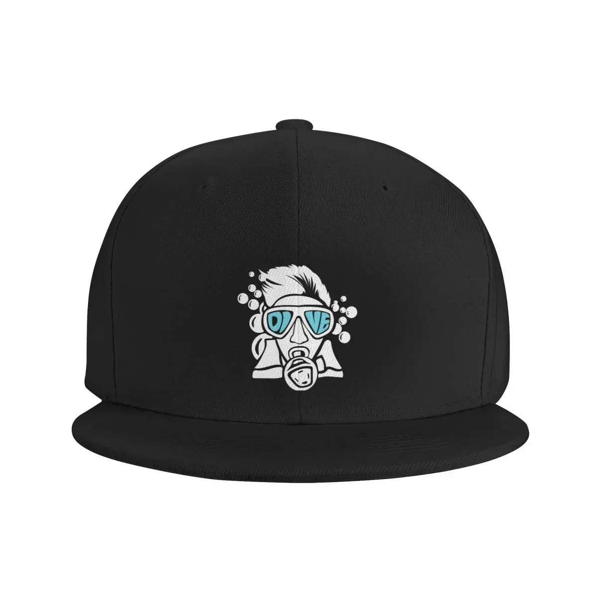 Custom Diver Baseball Cap Flat Sports Snapback Men Women's Adjustable Scuba Diving Hip Hop Hats