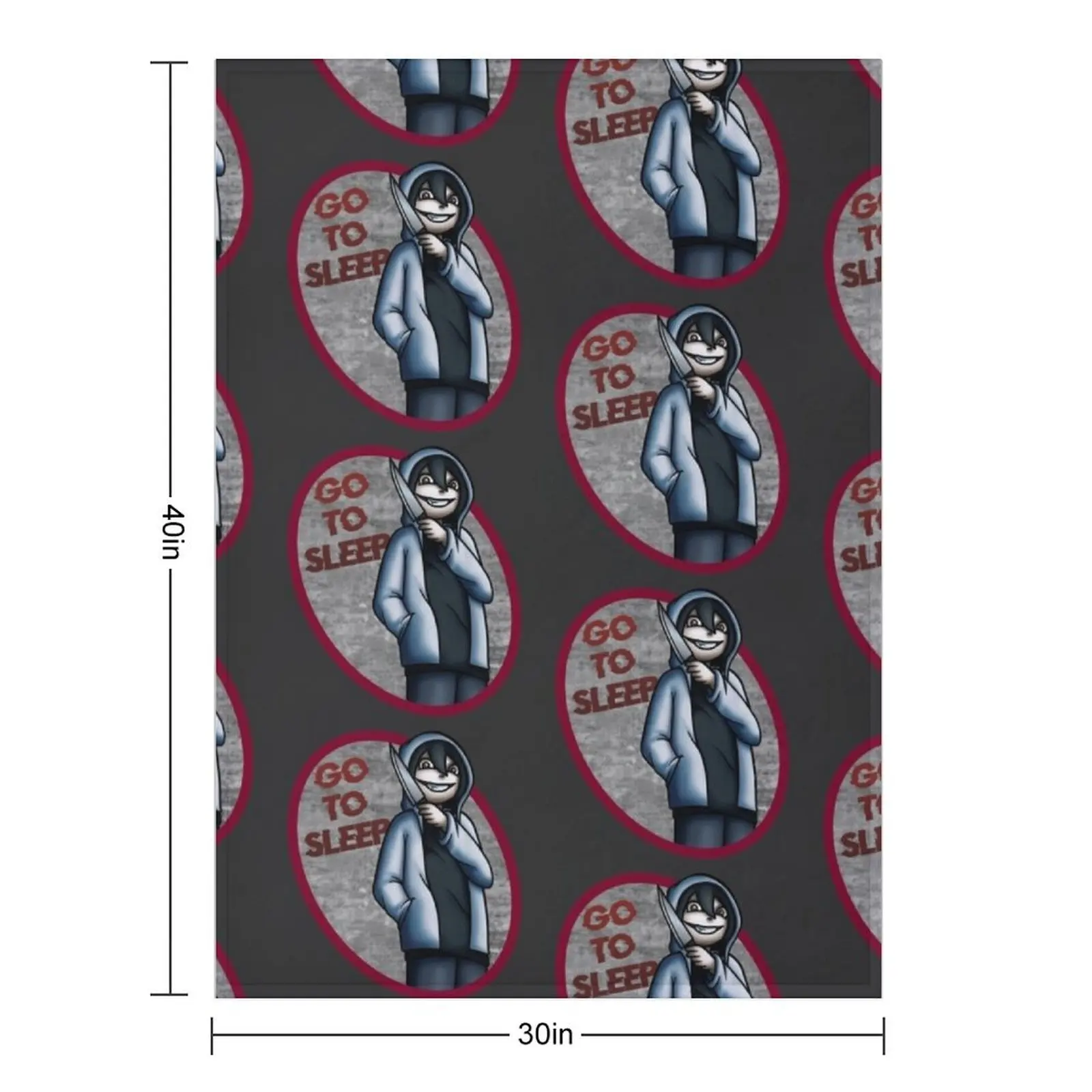 Jeff the Killer Throw Blanket Thermal Comforter warm winter Sofas Moving Plaid on the sofa Blankets