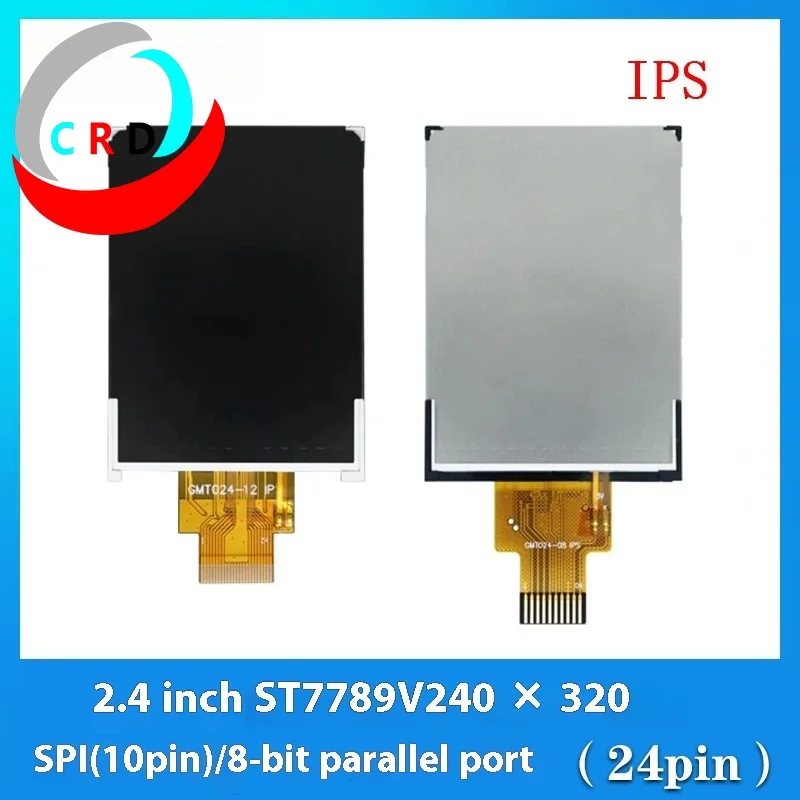 Changruida 2.4 inch TFT liquid crystal display LCD serial port IPS screen 240x320 full color ST7789 small screen SPI esp32